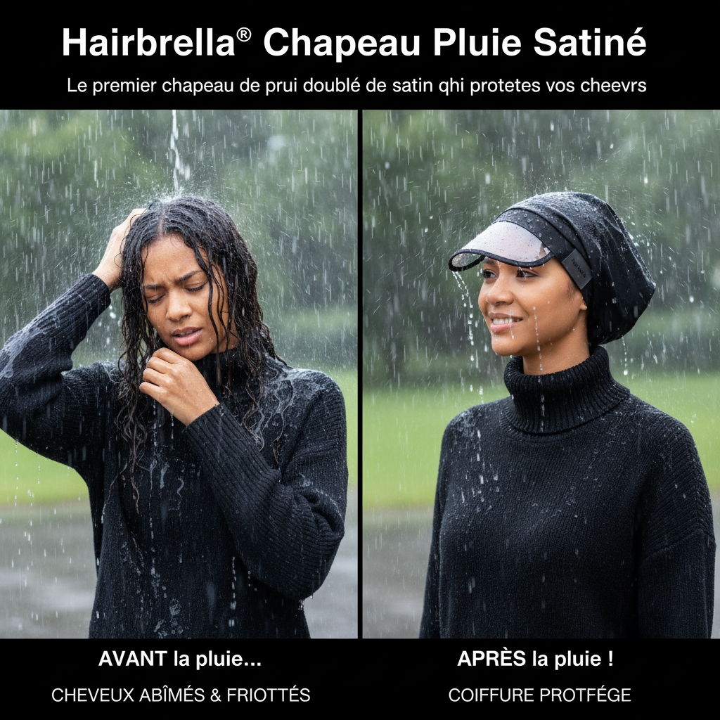 Sayara Chapeau Pluie Satiné